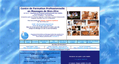 Desktop Screenshot of formation-massage.fr