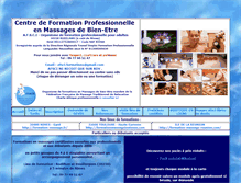 Tablet Screenshot of formation-massage.fr